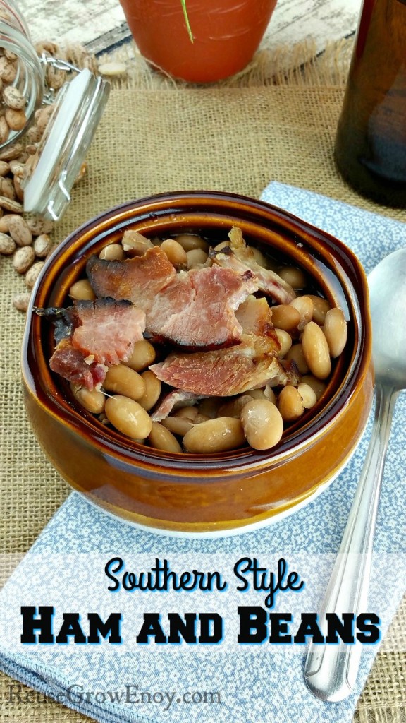 Southern Style Ham and Beans Recipe (Great For Left Over Ham)