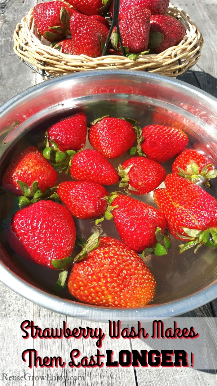 Strawberry Wash Also Great For Other Produce Reuse Grow Enjoy   Strawberry Wash 