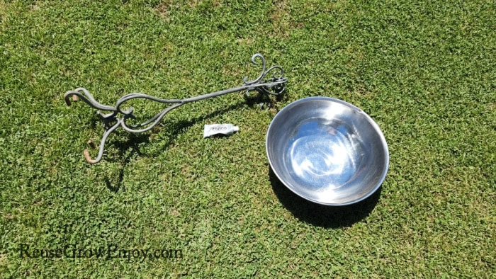 Water Feature Supplies laying on green grass