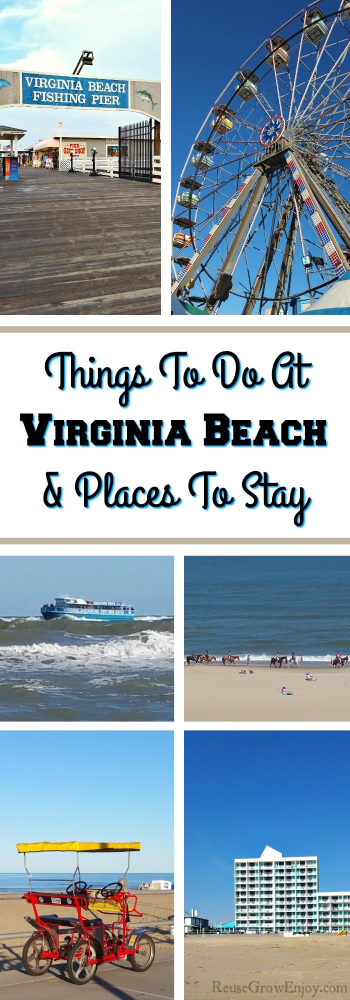 Headed to Virginia Beach? Check out these tips and ideas for things to do at Virginia Beach and places to stay. Each place we have tried, stayed or visited ourselves so you will only get honest thoughts.