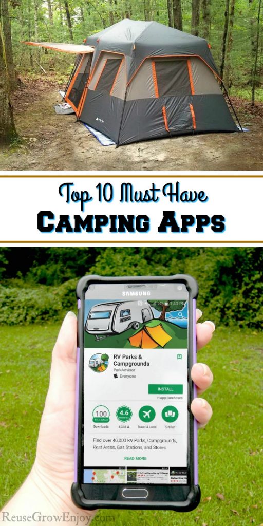 Top 10 Must Have Camping Apps Reuse Grow Enjoy