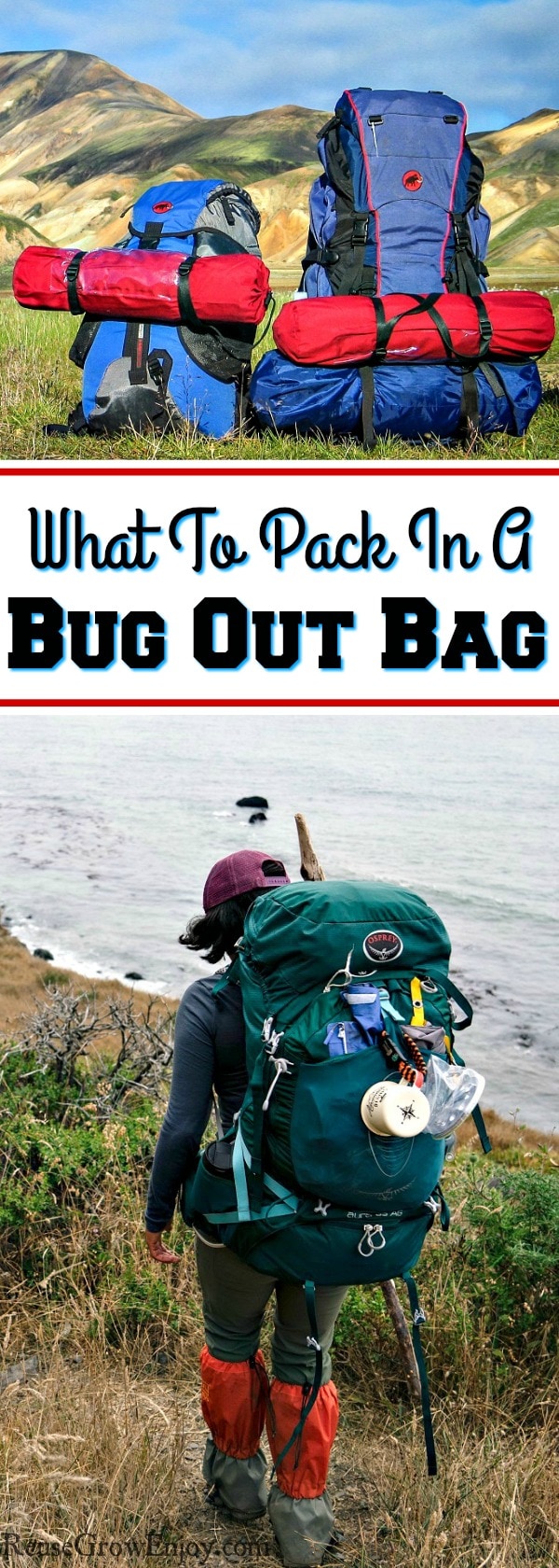 Do you have a bug out bag? A bug out bag is fancy words for an emergency to go bag. It is always a good idea to be prepared because you never know when you something may happen. I am going to share some ideas of what to pack in a bug out bag.