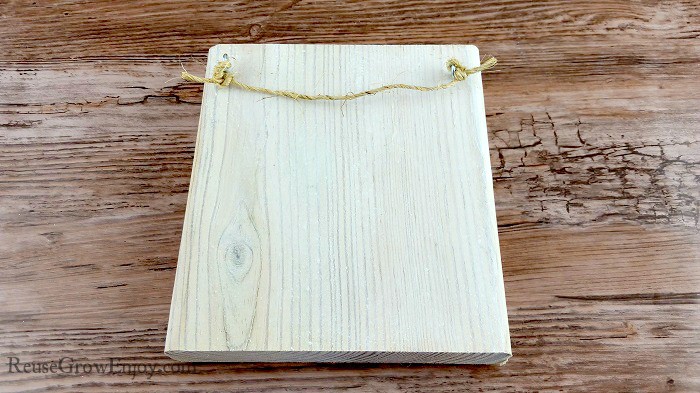 Wood Craft Tie String
