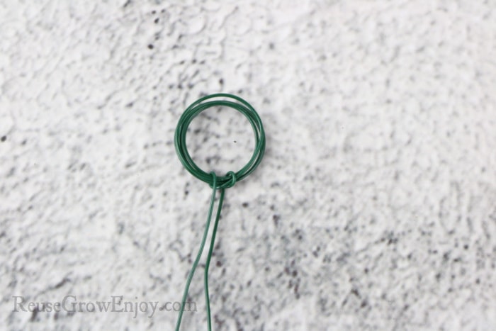 Wrap wire around itself